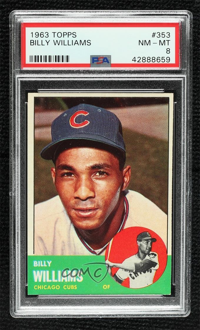 1963 Topps Billy Williams #353 PSA 8 HOF 2d2