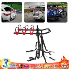 Hitch Mount 3 Bike Rack Bicycle Carrier Platform Rack Car Truck Suv Minivans