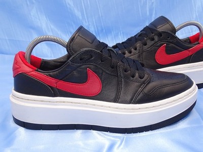 NIKE AIR JORDAN 1 ELEVATE LOW PLATEAU PLATFORM SNEAKER GR 38 SCHUHE AF1 RED  /A3