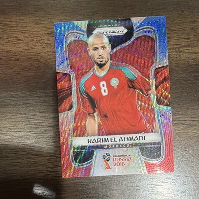 Panini Prizm World Cup 2018 Soccer FIFA Parallel Karim El Ahmadi Morocco #250