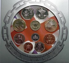 2006 Royal Mint Annual Coin Set Brunel £2 Victoria Cross 50p Bridge £1