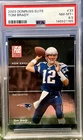 2003 DONRUSS ELITE TOM BRADY #33 PSA 8.5