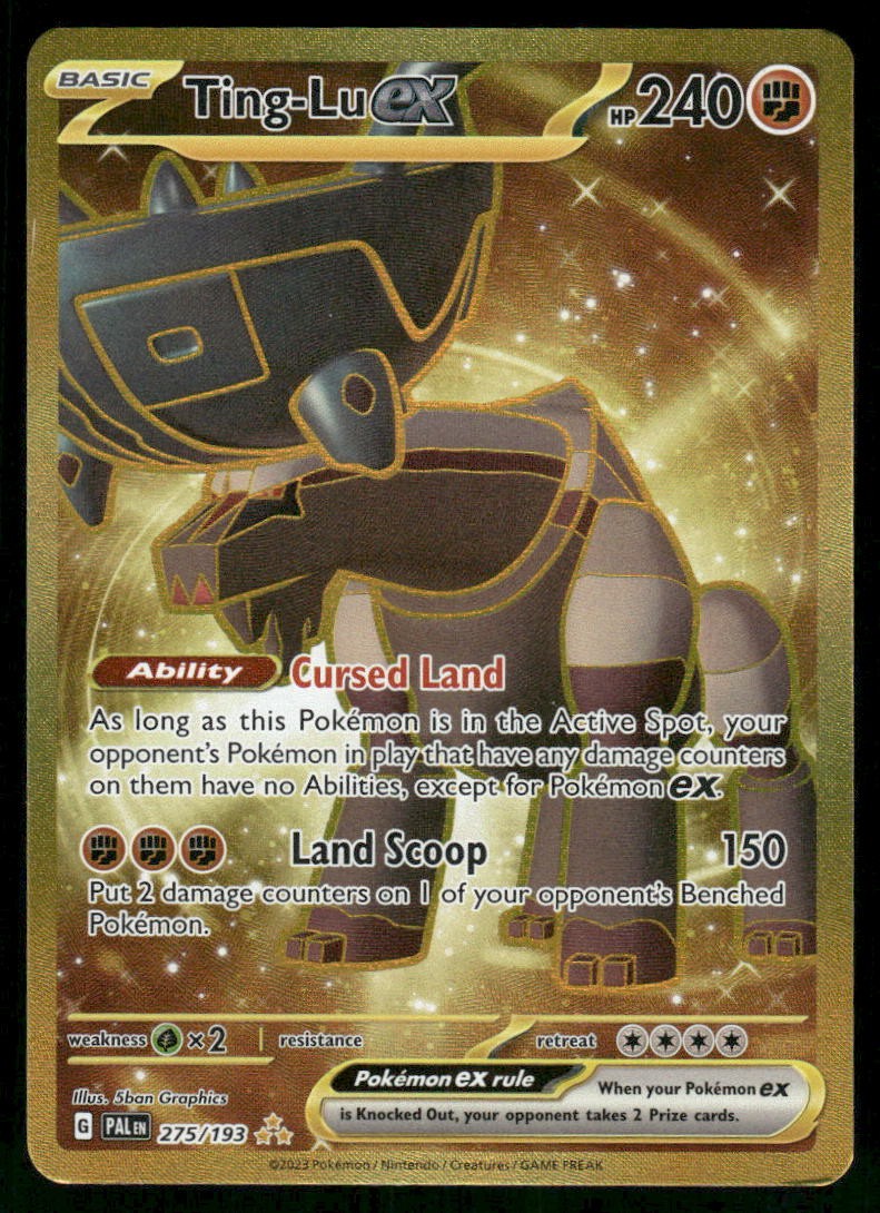 Ting-Lu ex - 275/193 Hyper Rare Holo NM Pokemon SV02: Paldea Evolved