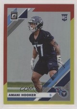 2019 Panini Donruss Optic Rookies Red & Yellow Prizm Amani Hooker #140 7ba