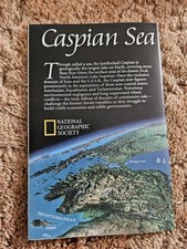 National Geographic Map Caspian Sea