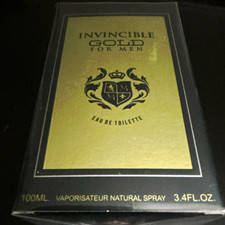 MCM Beauty LLC Invincible Gold For Men Eau de Toilette Natural Spray 3.4 fl oz
