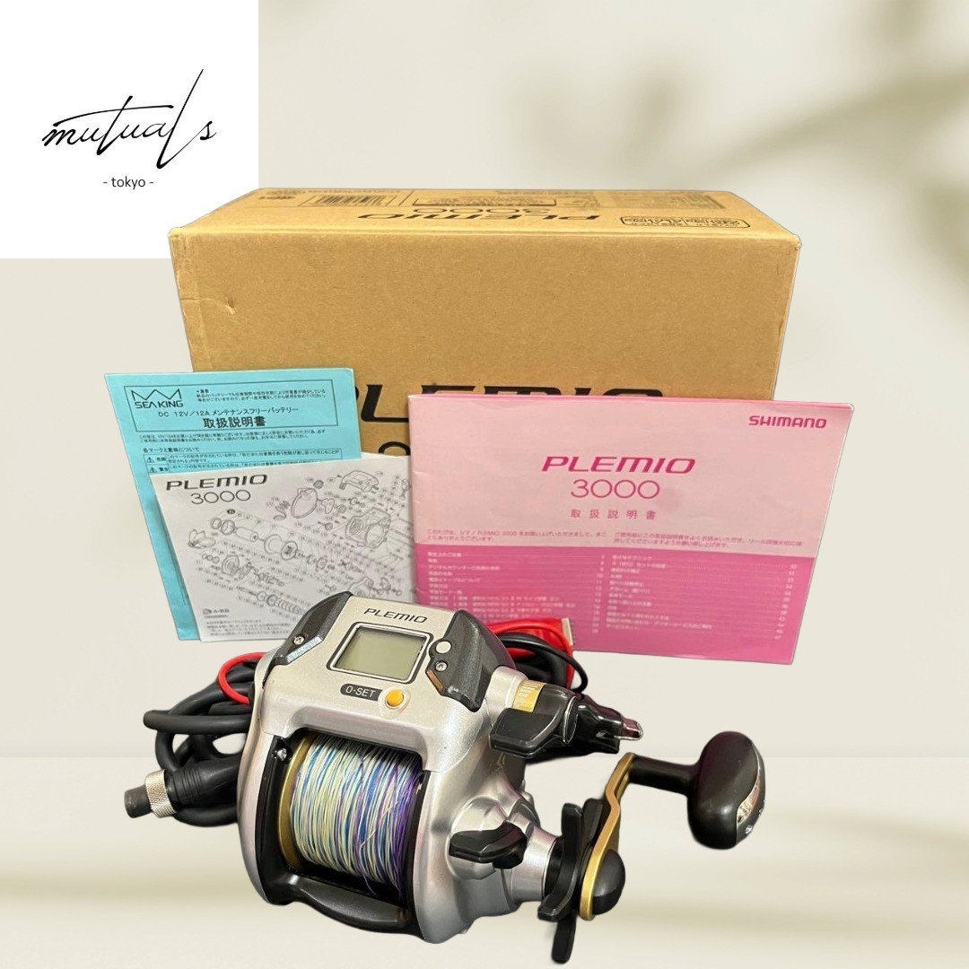 SHIMANO 15 Plemio 3000 Electric Fishing Reel Right-Handed w/Power