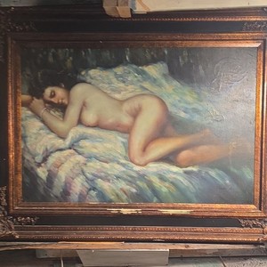 Frederick Carl Frieseke 1800's 1700's Original Oil Painting Portrait