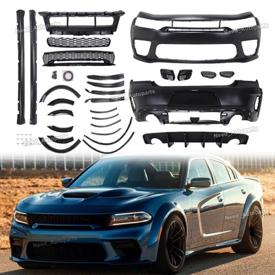 Front & Rear Bumper - RT SRT Style | Fits Dodge Charger (2015-2023)