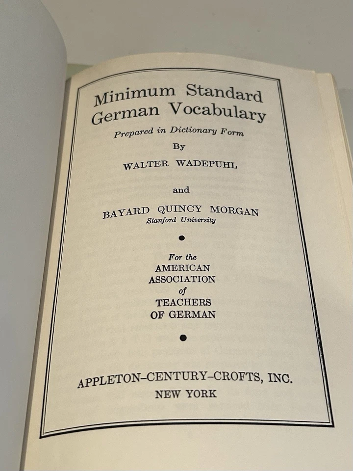 German Language Leerning Books Soft Cover Vocabulary Conversation Vtg - Image 3 of 4