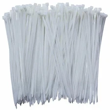 8 Inch Clear Zip Ties 300pcs Nylon Cable Tiesheavy Duty Cord Strap White