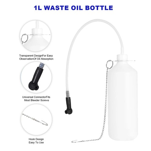 Car Brake Bleeding Clutch Fluid Bleeder Kit Vacuum Pump 3L Air Powered Filling - Picture 7 of 10