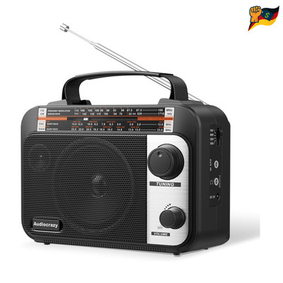 Multiband Radio AM FM SW1 SW2 1800 mAh Akku 220 V K