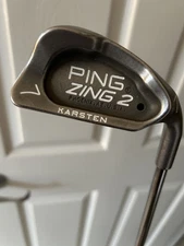 Ping Zing 2 Black Dot 7 Iron with JZ Stiff Steel Shaft SN 4650L 37” Nice!
