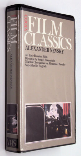 ALEXANDER NEVSKY VHS 1938 B&W English Subtitles Sergei Eisenstein RussianClassic