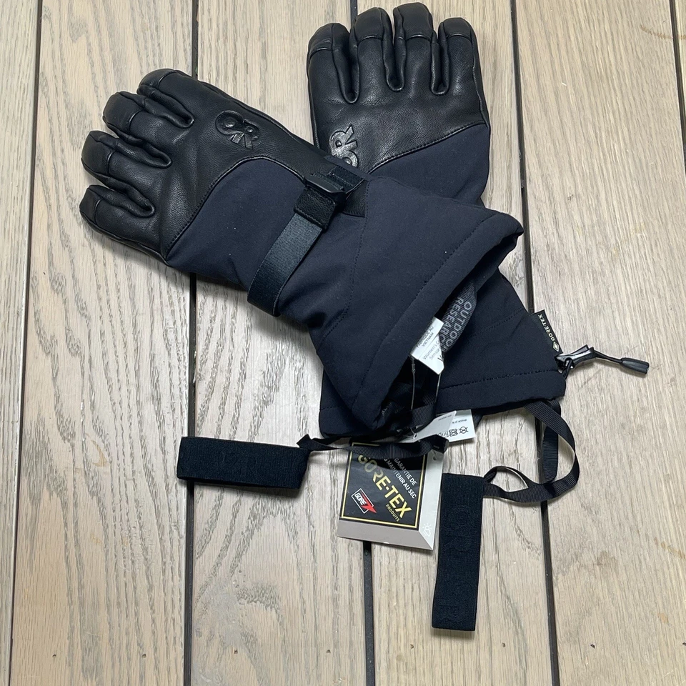 Outdoor Research Women's Small Carbide Sensor Gloves Black Storm Ski Gore Tex - Image 4 of 4