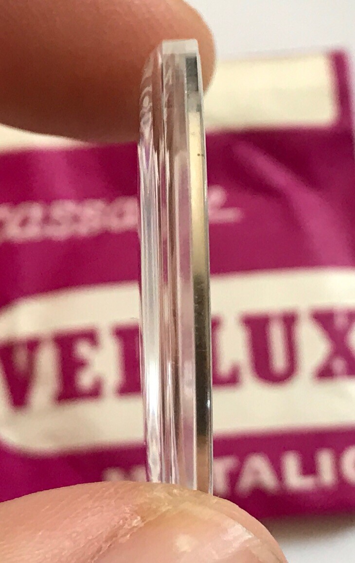 Verre de montre Verlux metalbloc - plexi diamètre 287