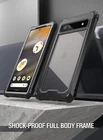 Poetic Case For Google Pixel 6A 5G Shockproof Rugged Built-in Screen Case Black