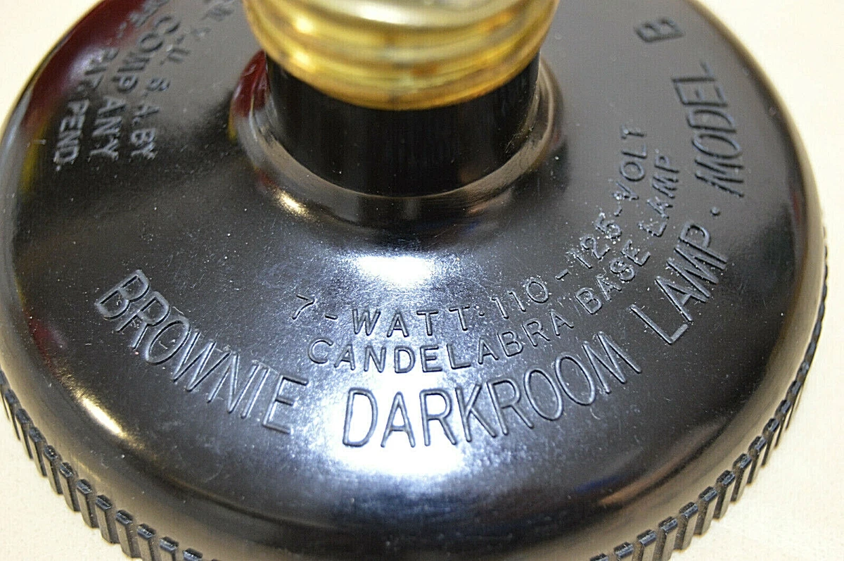 Ampoule Inactinique Vintage Brownie Dark Room Lamp Serie 2