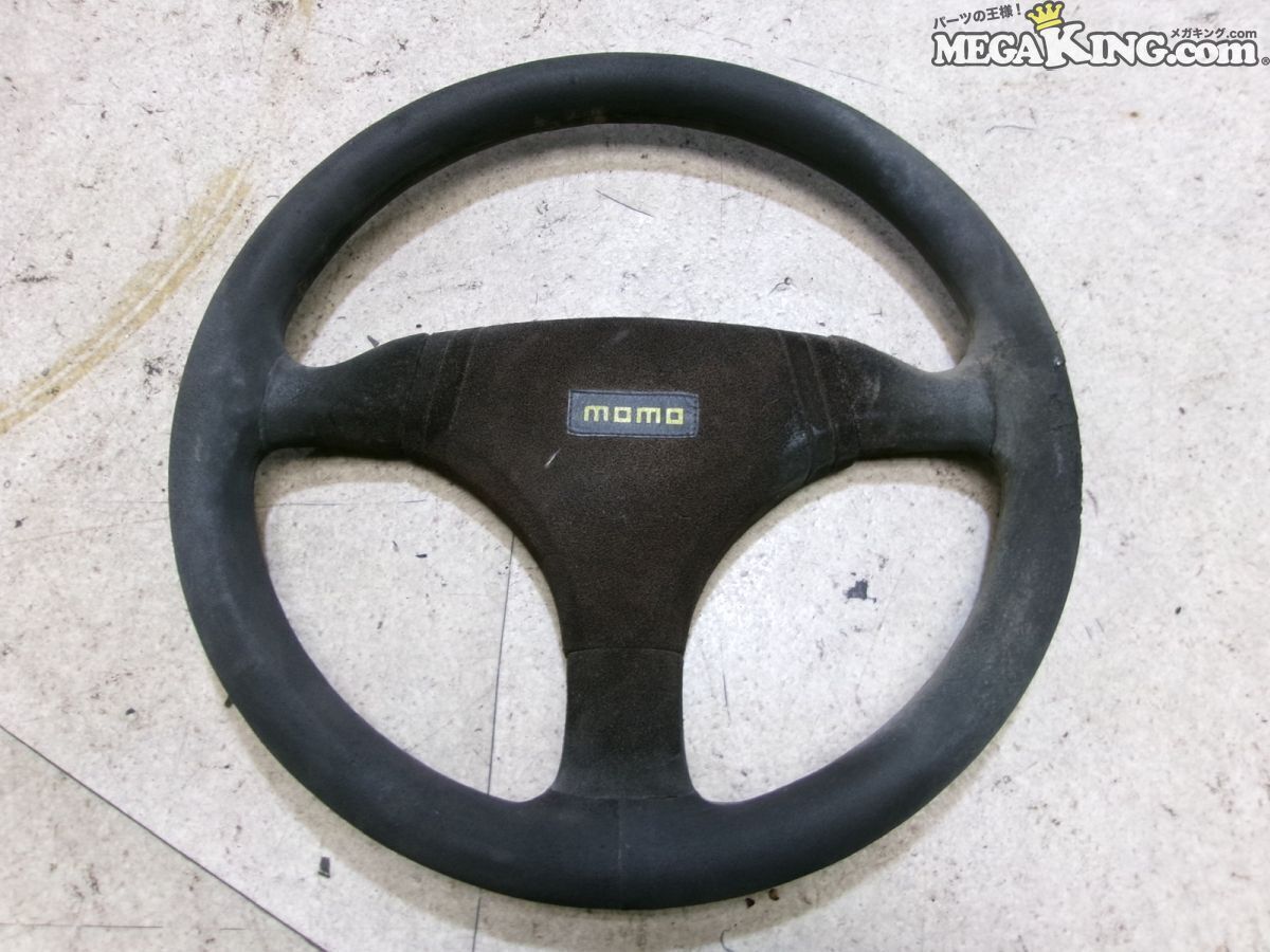 MOMO Steering Wheel TYP V36 – Approx 360mm Black Suede 1990