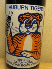 AUBURN TIGERS - Coca Cola Bottle  - 1983 SEC Football Champions