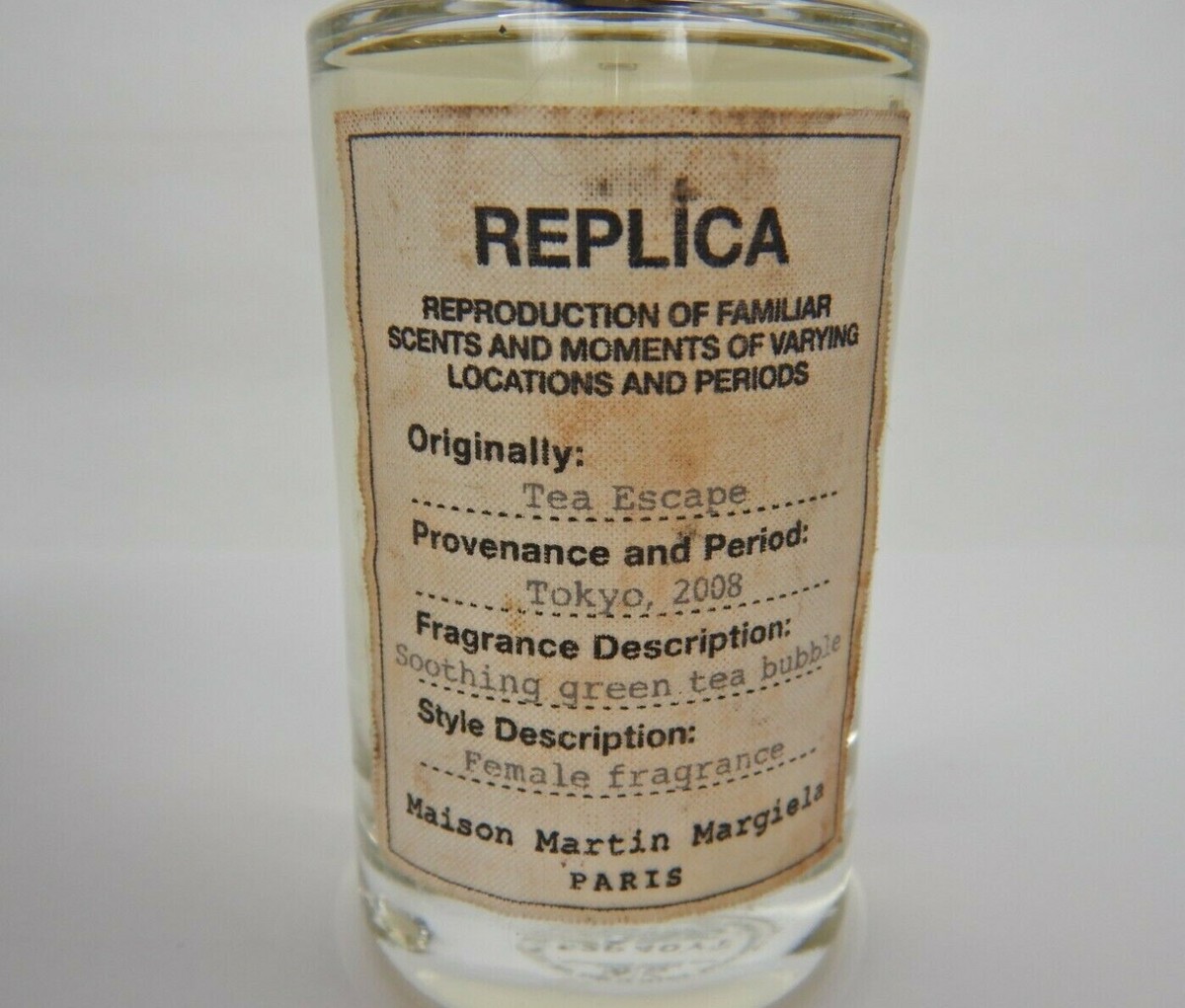 香水(ユニセックス) Maison Margiela REPLICA Tea Escape 2008 Maison Margiela Replica Tea Escape Eau de Toilette 3.4oz