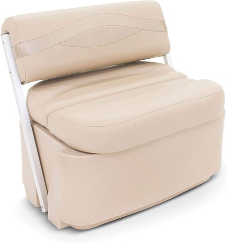 Taylor Made 433063 Platinum Series Flip Flop Beige Marine Boat Chair Seat - Picture 2 of 5