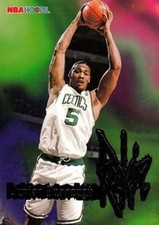 #252 Junior Burrough - Boston Celtics - 1995-96 Hoops Basketball