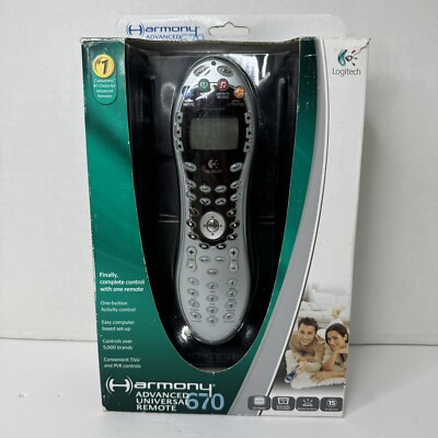Logitech Harmony 670 Advanced Universal Multi-Device Infrared Remote Control