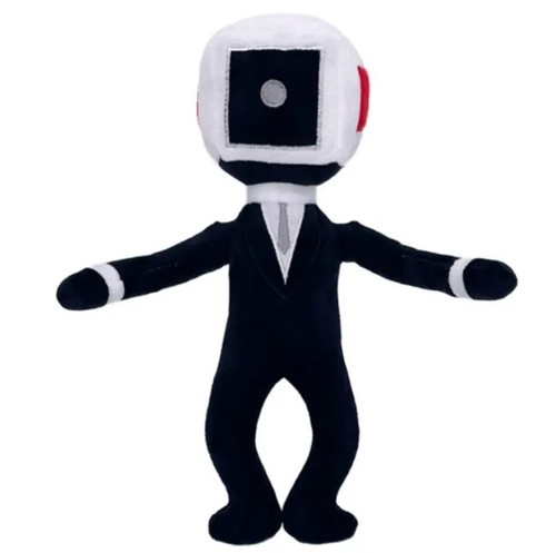 Skibidi Toilettenspiel Plüschpuppe Spielzeug Titan Sprecher Figur Uhr Mann Plüschtier - Bild 5 von 22