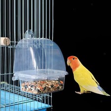 Bird Feeder Cage Accessories Pet Feeder Food Dish for Parakeet Finch