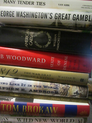 Vintage History books of the USA select a book