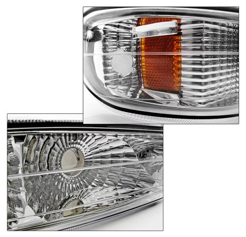 99-02 FAROS DE CRISTAL TAHOE/SUBURBANO CHEVY SILVERADO/00-06 + PARACHOQUES + 6000K OCULTO - Imagen 4 de 4