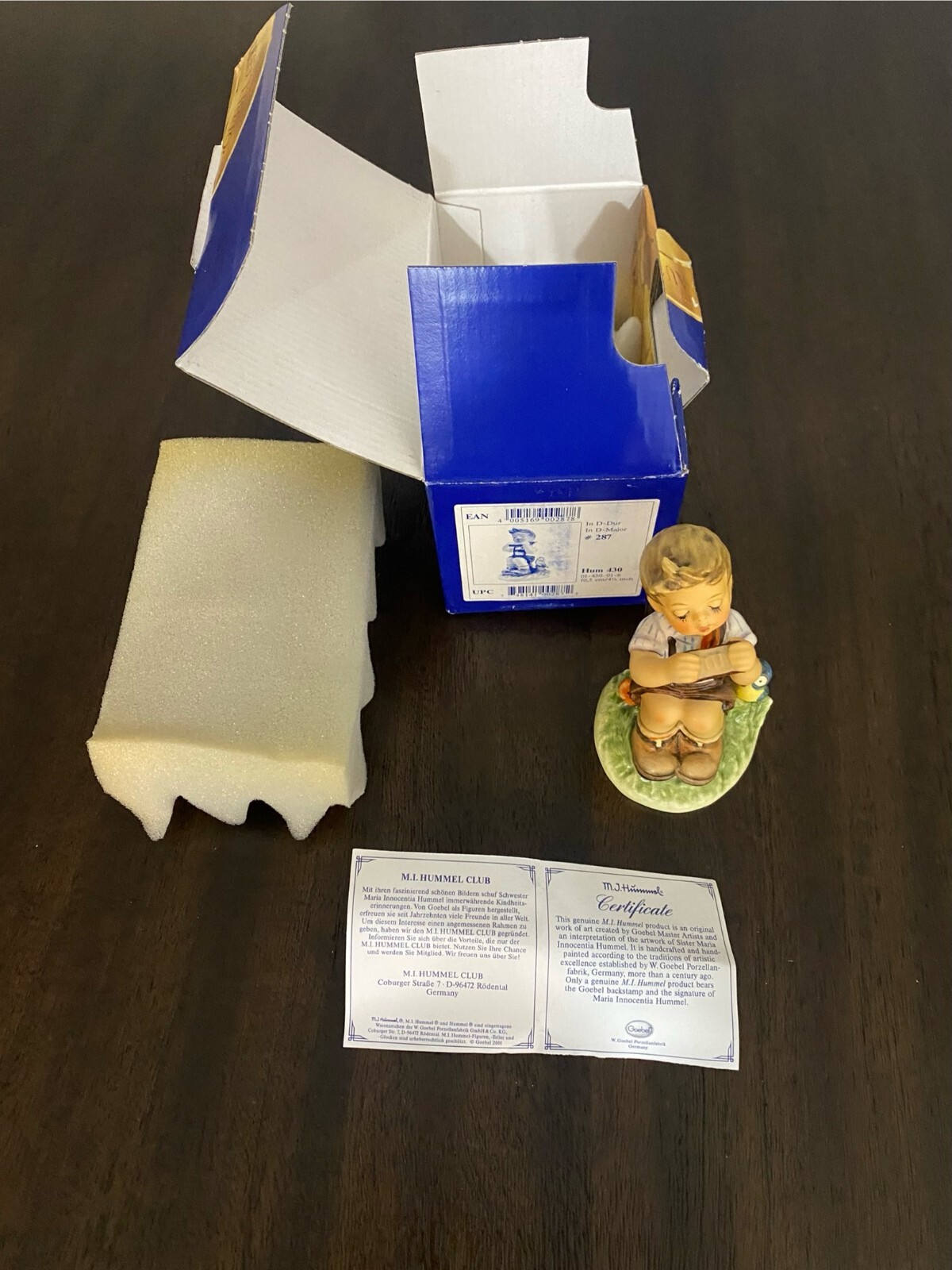 Goebel M.I. Hummel In D-Major in Box- COA
