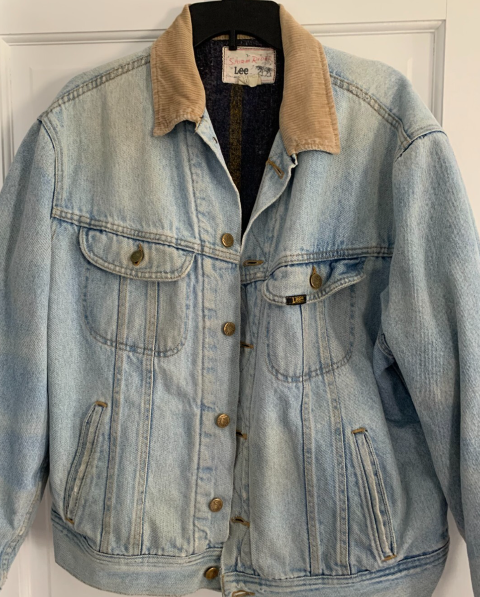 Authentic 1960's-70's Lee Storm Rider Wool Lined Denim Jacket