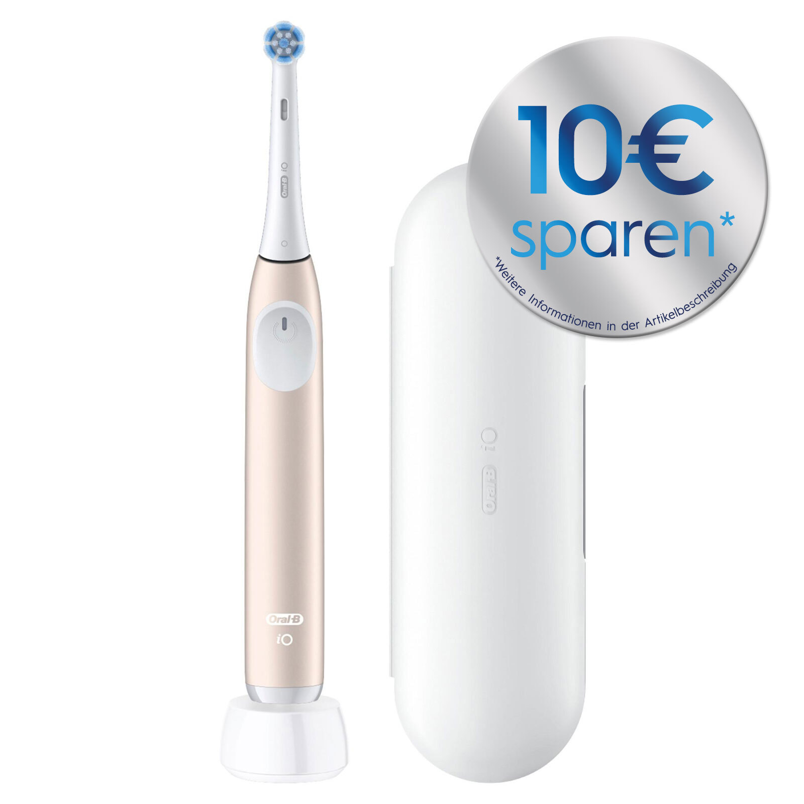 Серия Oral-B iO 2 Спокойного розового цвета предназначенная для использования внутри помещений-Технология Zahnreinigung Zahnpflege 1479000₽