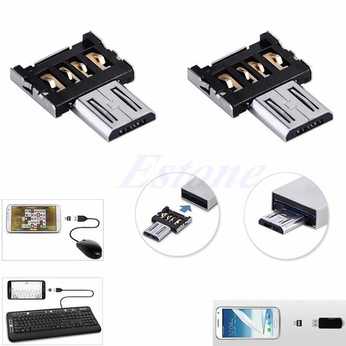 Micro USB Male to USB Female OTG Converter for Android Tablet Portable Adapter - 第 5/8 張圖片