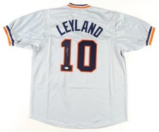 Jim Leyland Signed Tigers Jersey (JSA COA) Detroit's Manager (2006–2013)