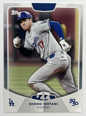 2024 Topps SHOHEI OHTANI 50/50 Stolen Base #44 Card #88 Dodgers 9