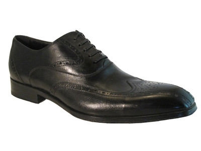 Men's 10158 Doucal's Italian Designer lace up wingtip Brown and Black