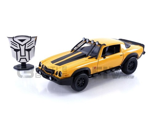 JADA TOYS 1/24 - CHEVROLET CAMARO TRANSFORMERS BUMBLEBEE - 1977 34263Y - Picture 2 of 7