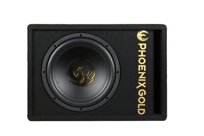 Phoenix Gold Z12AB - 12'' Single Active Car Subwoofer & Amp Enclosure 1000W