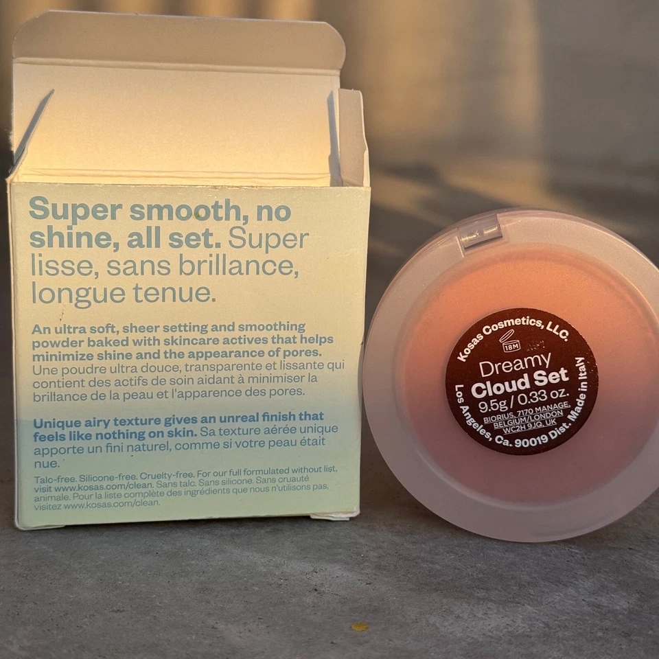 Kosas Cloud Set Baked Setting Smoothing Powder Sheer Rich Deep 9.5g - Image 2 of 2