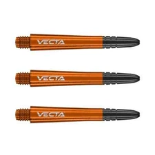 MEDIUM ORANGE WINMAU VECTA DART SHAFTS NYLON BODY & ALUMINUM TOP