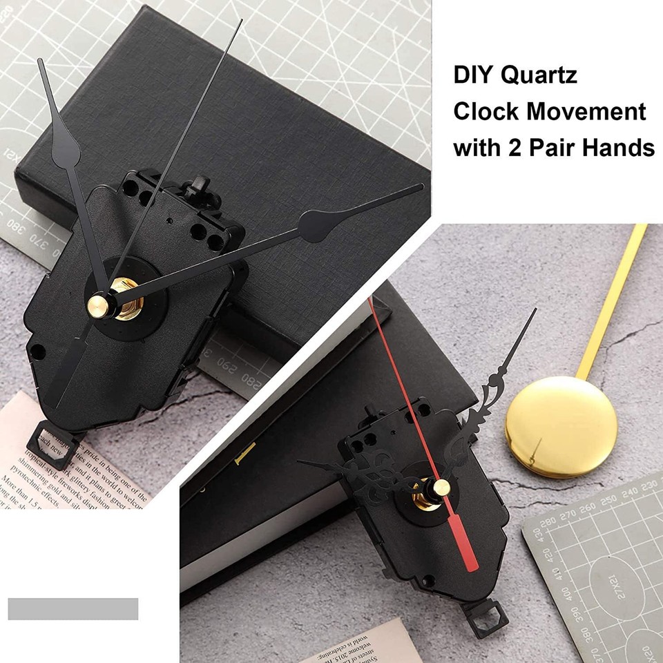 DIY Quartz Wall Clock Pendulum Swing Movement Mechanism Kit Chime ...