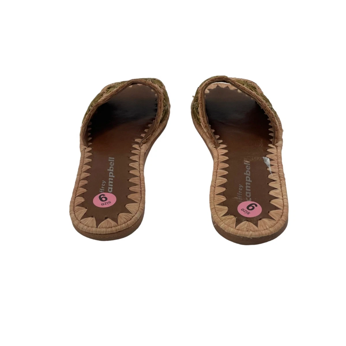 Jeffrey campbell dane woven best sale slides