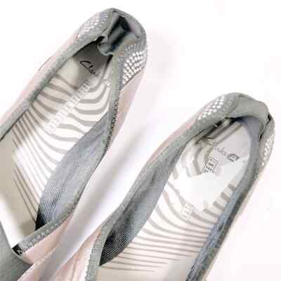 Clearance clarks idyllic pump silver Clearance