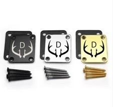 Guitar neck plate custom - Personalized neckplate - Select from options - D5