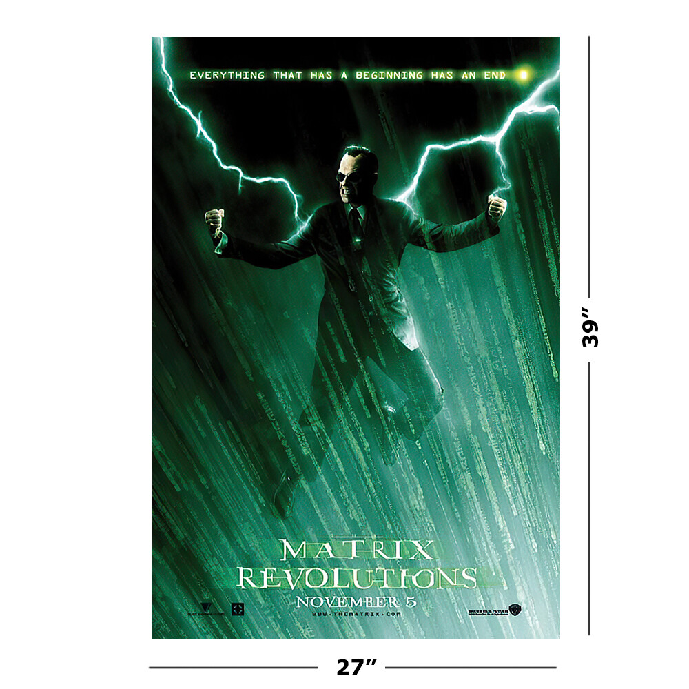 The Matrix Revolutions - Movie Poster / Print (Agent Smith