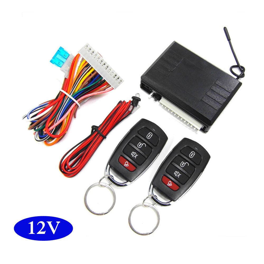 12V Remote Keyless Entry System for Cars with Central Door Lock  